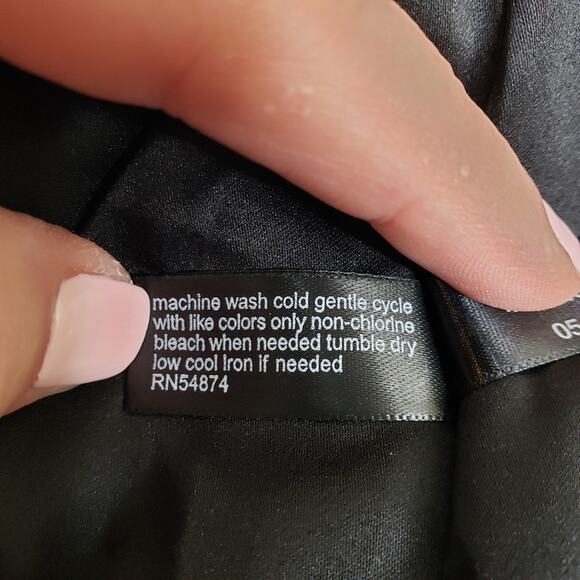 The Limited Womens 8 Strapless Floral Print Mini Dress - Picture 9 of 9